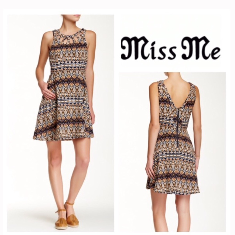 Miss Me Print Dress